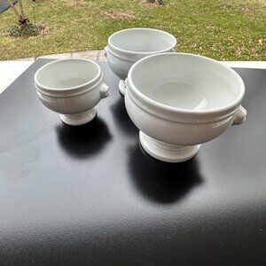 #9567 3pc PILLIVUYT   LIONS HEAD TUREEN 3 SIZES SEE BELOW
